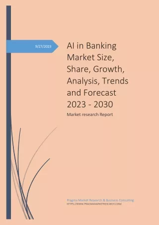 AI in Banking Market Size PDF