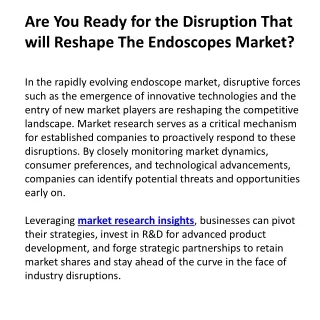 are you ready for the disruption that will