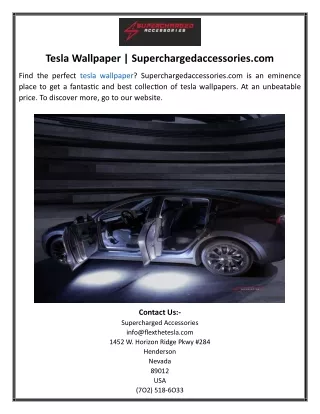 Tesla Wallpaper Superchargedaccessories