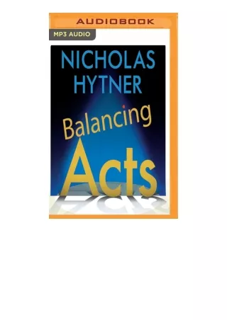 Kindle online PDF Balancing Acts full