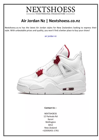 Air Jordan Nz | Nextshoess.co.nz
