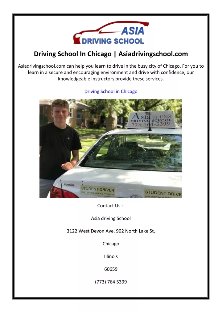 driving school in chicago asiadrivingschool com