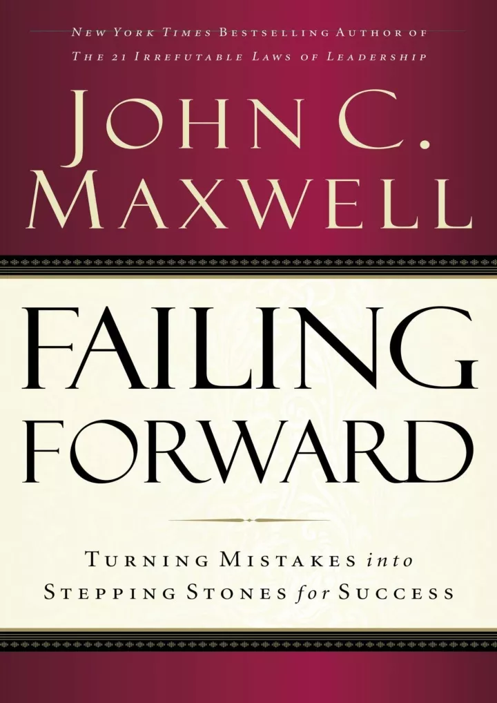 read pdf failing forward turning mistakes into