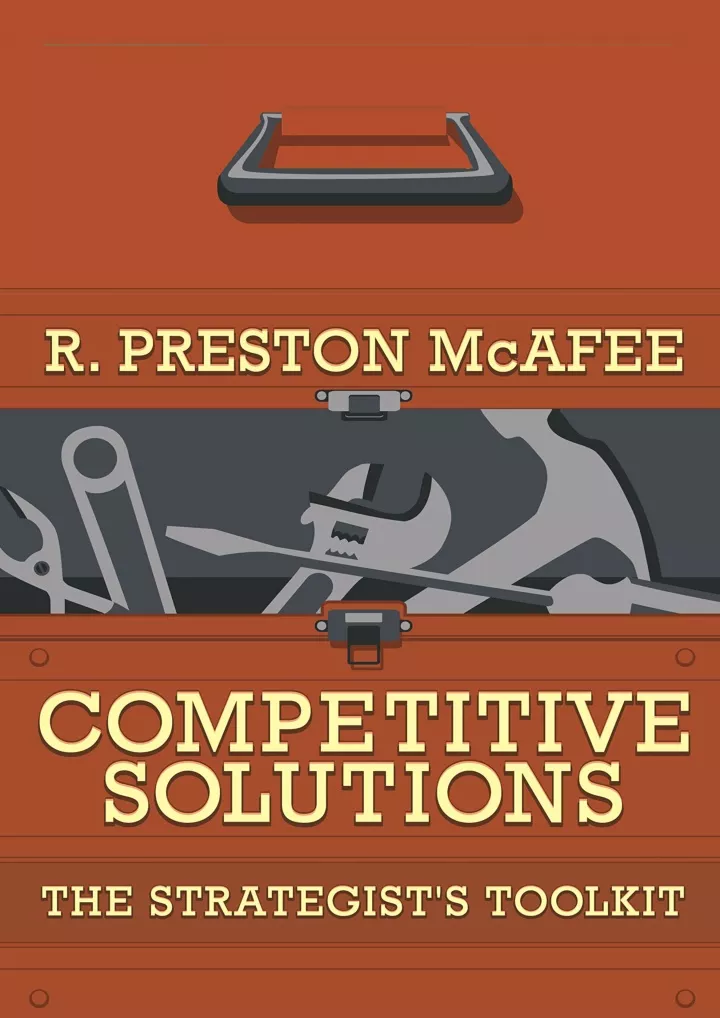 read pdf competitive solutions the strategist