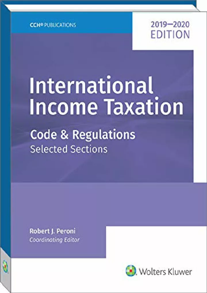 pdf read download international income taxation