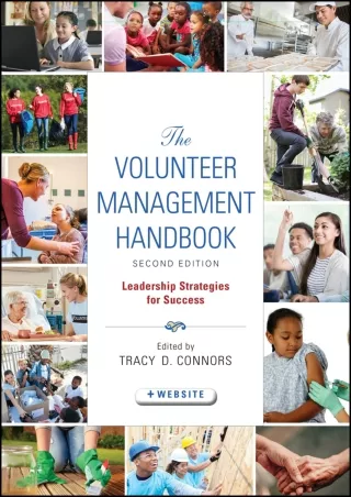 PDF_ PDF/READ/DOWNLOAD  The Volunteer Management Handbook: Leadership Strategies