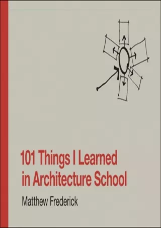 READ [PDF] [READ DOWNLOAD]  101 Things I Learned in Architecture School download