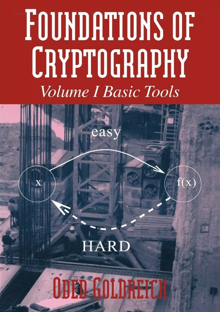 pdf foundations of cryptography volume 1 basic