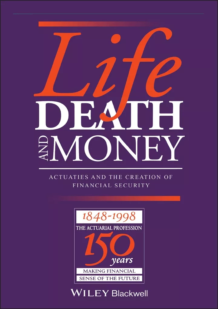 pdf read online life death and money actuaries