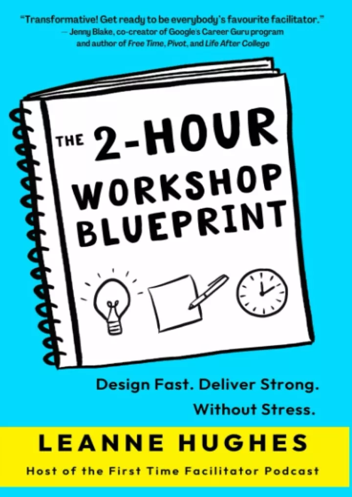 read download the 2 hour workshop blueprint