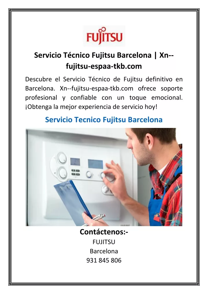 servicio t cnico fujitsu barcelona xn fujitsu