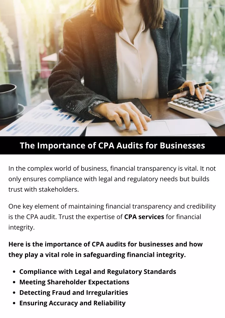the importance of cpa audits for businesses