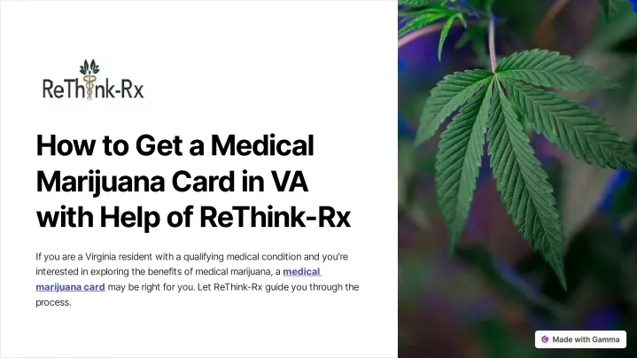 how to get a medical marijuana card in va with