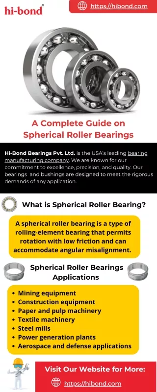A Complete Guide on Spherical Roller Bearings