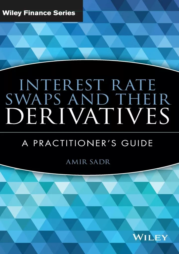 download pdf interest rate swaps and their