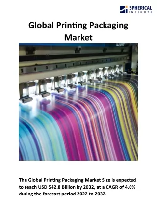 Global Printing Packaging Market