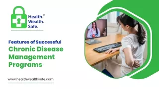 Characteristics of Effective Chronic Disease Management Programs