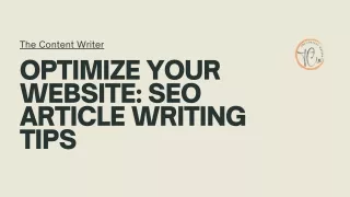 the content writer