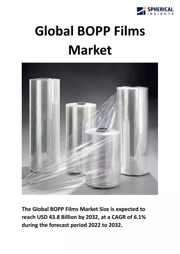 global bopp films market