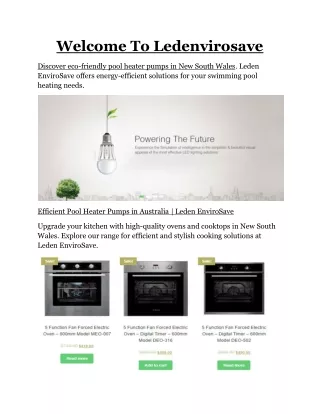 welcome to ledenvirosave