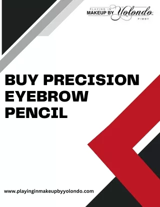 Buy Now Precision Eyebrow Pencil for the Ultimate Brow Look