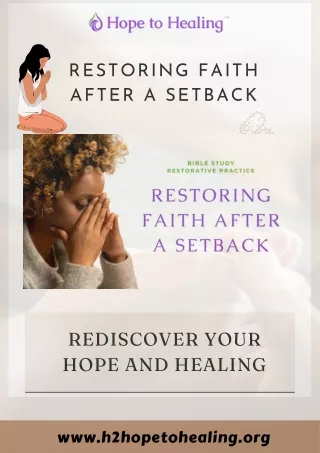 Rediscover Hope and Healing: a Journey to Restoring Faith