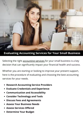 evaluating accounting services for your small