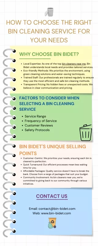 how to choose the right bin cleaning service