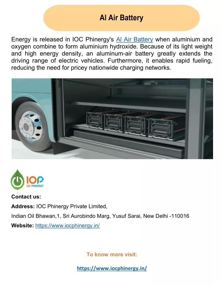 energy is released in ioc phinergy