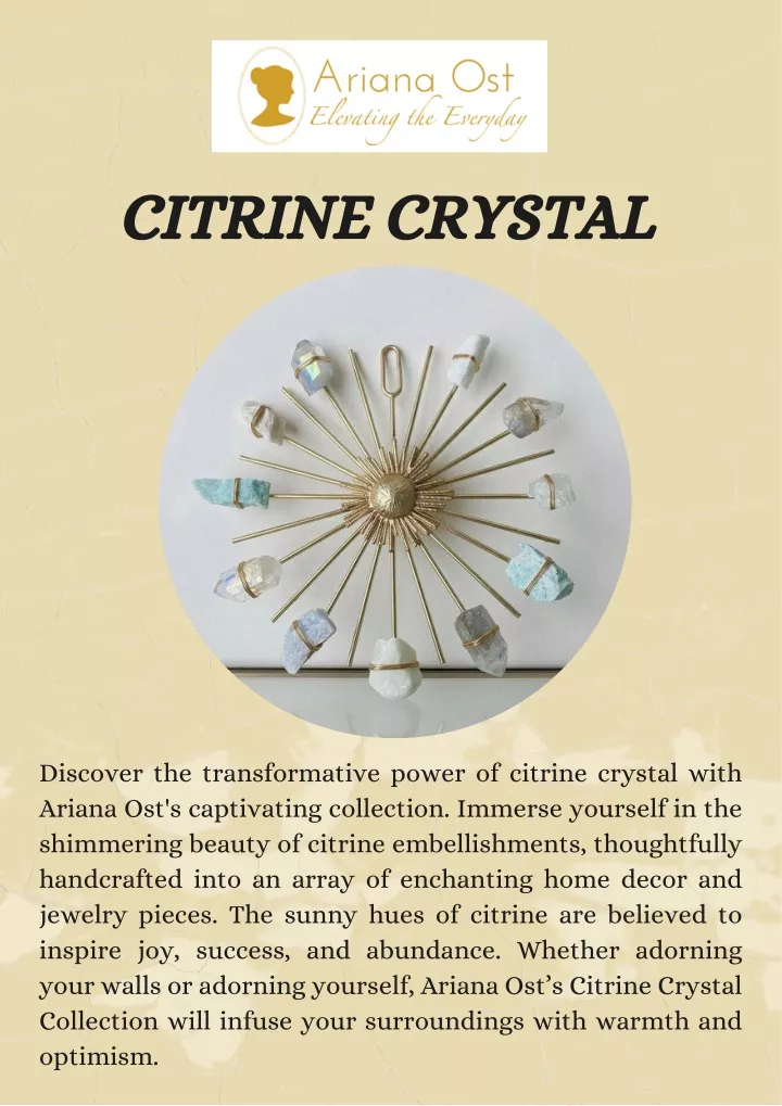 citrine crystal