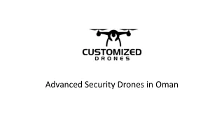 advanced security drones in oman
