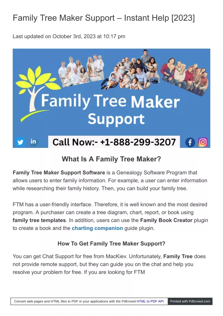 family tree maker support instant help 2023