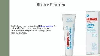 blister plasters blister plasters