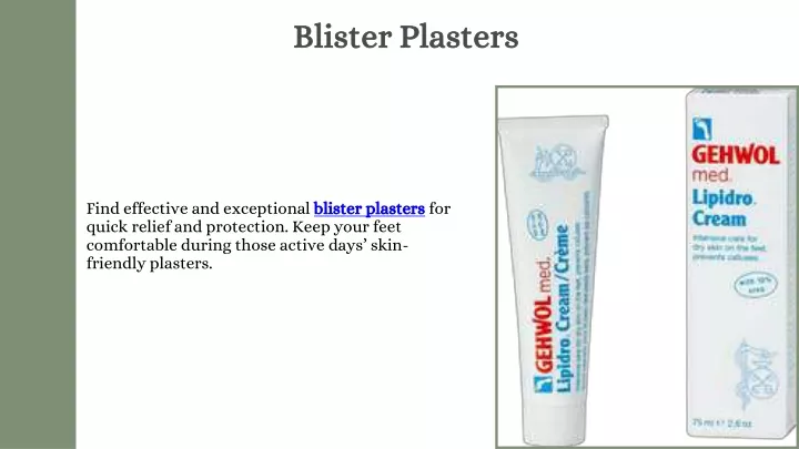 blister plasters blister plasters