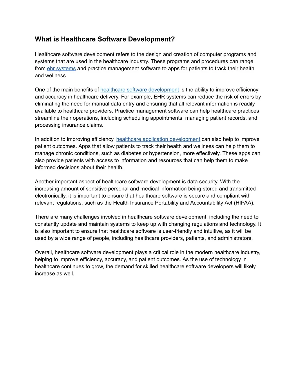 PPT - Healthcare Software Development PowerPoint Presentation, free ...