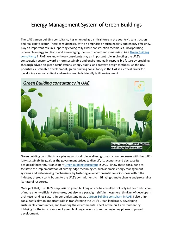 energy mana energy management system of green