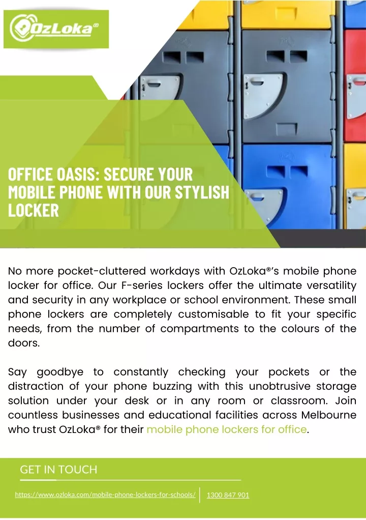 office oasis secure your mobile phone with