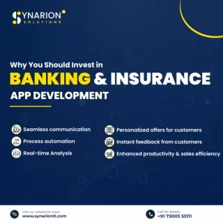 Why You Should Invest in Banking & Insurance App Development