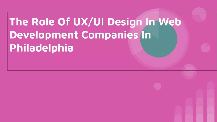 the role of ux ui design in web development