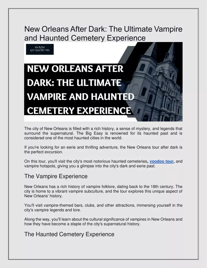 new orleans after dark the ultimate vampire