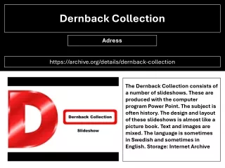 dernback collection