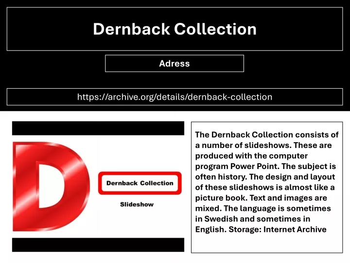 dernback collection