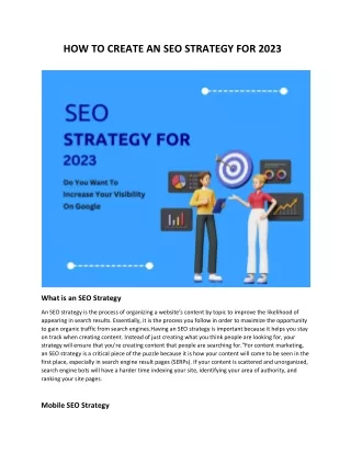 HOW TO CREATE AN SEO STRATEGY FOR 2023 (1)