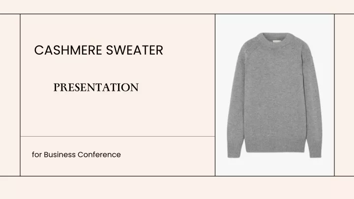 cashmere sweater