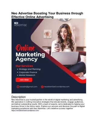 neo advertise boosting your business through
