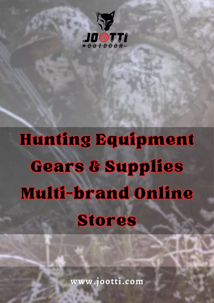 hunting equipment gears supplies multi brand