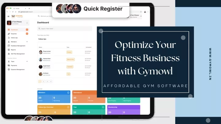 optimize your fitness business with gymowl