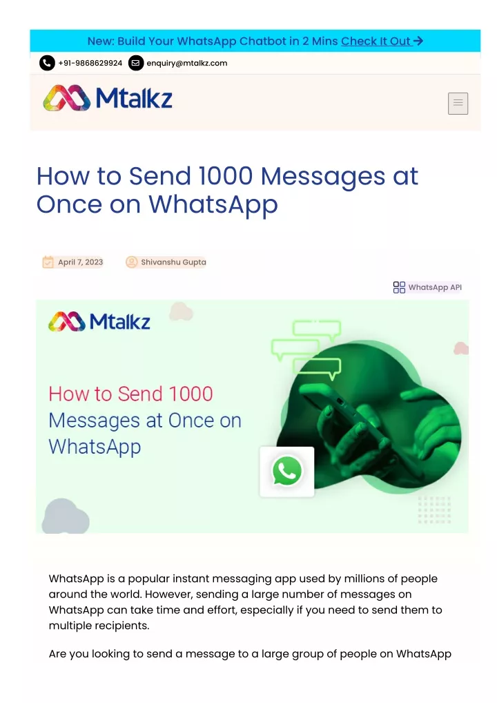 new build your whatsapp chatbot in 2 mins check
