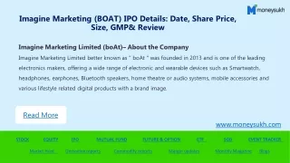 imagine marketing boat ipo details date share