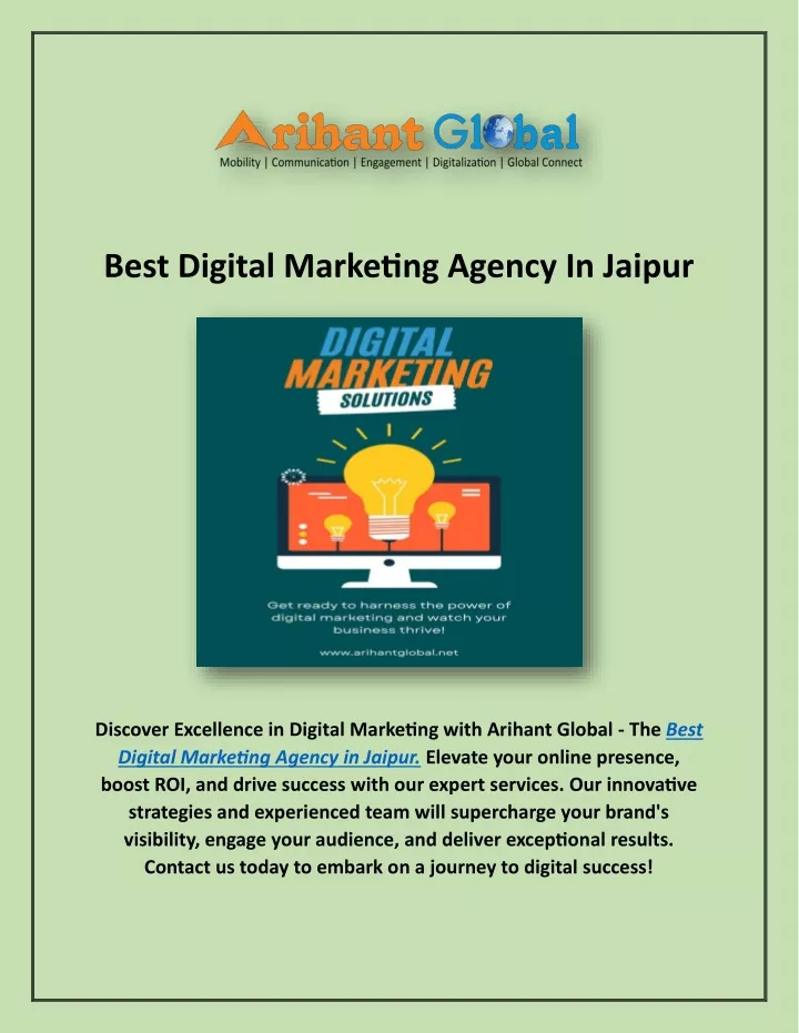 best digital marketing agency in jaipur